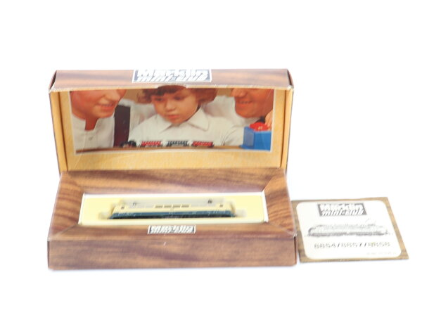 Märklin mini-club Spur Z 8858 Elektrolok ozeanblau-beige BR 151 104-7 DB / OVP