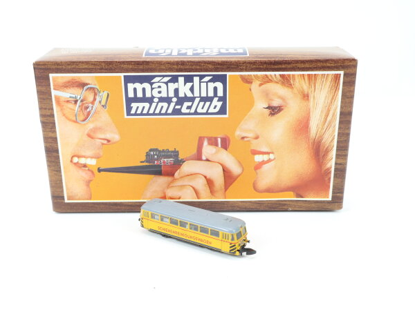 Märklin mini-club Spur Z 8802 Dieseltriebwagen Schienenreinigungswagen DB / OVP