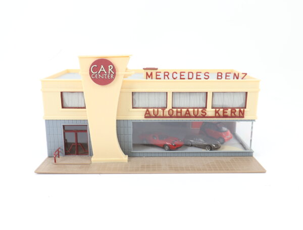 Pola H0 161 Gebäude  Gewerbebau Mercedes Autohaus Kern