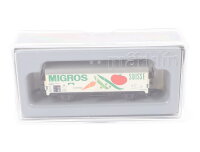 Märklin Z 80316 Güterwagen Niederbordwagen "Migros" Insider Jahreswagen 2006