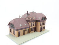 Faller H0 190035 Gebäude aus Aktionsset Bahnhof Passendorf Hauptgebäude gebaut