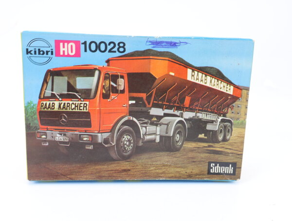 Kibri H0 10028 Modellauto LKW MB Kohlenkuli "Raab Karcher" 1:87 OVP gebaut