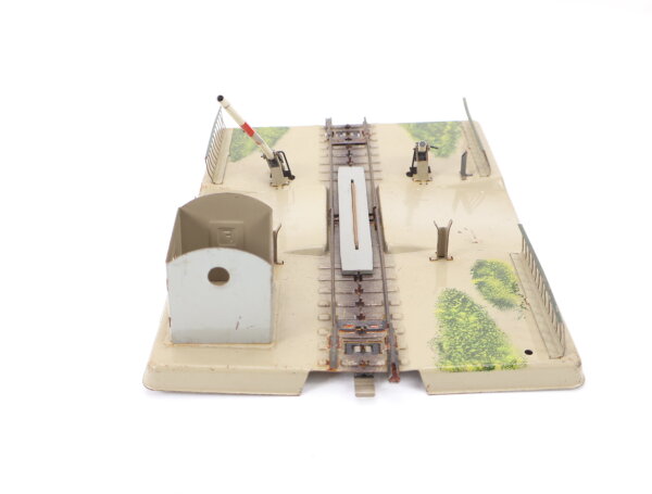 Märklin H0 7390 mechanischer Bahnübergang M-Gleis / Blech