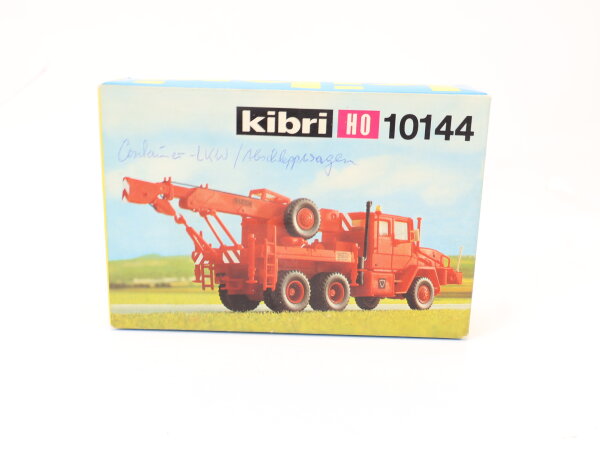 Kibri H0 10144 Modellauto Faun Bergekran Kranwagen 1:87 OVP gebaut