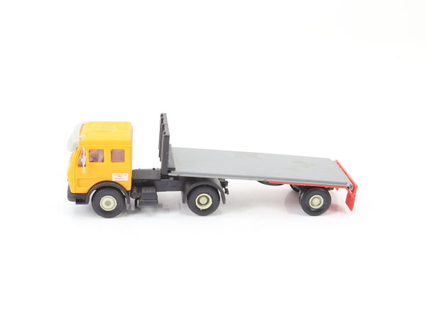 Herpa ? H0 Modellauto LKW Mercedes Benz Pritschensattelzug 1:87