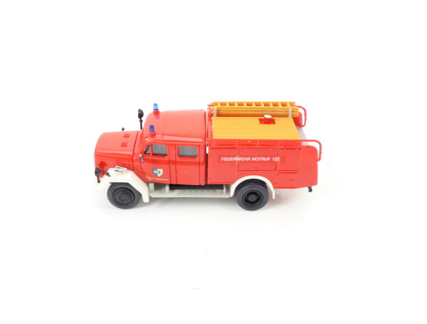 Preiser H0 1218 Modellfahrzeug LKW Magirus TLF 16 Feuerwehr Rüstwagen  / 1:87