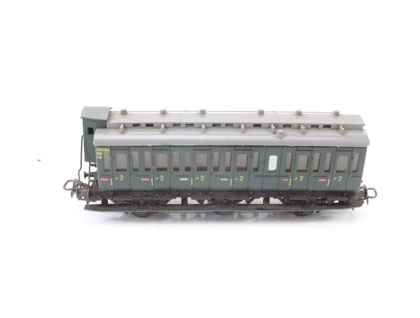 Märklin H0 4005 330/2 Personenwagen mit Bremserhaus 2. Klasse 330 Stg grün