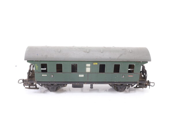 Märklin H0 3291 Personenwagen Donnerbüchse 3. Klasse Ci grün / Blech