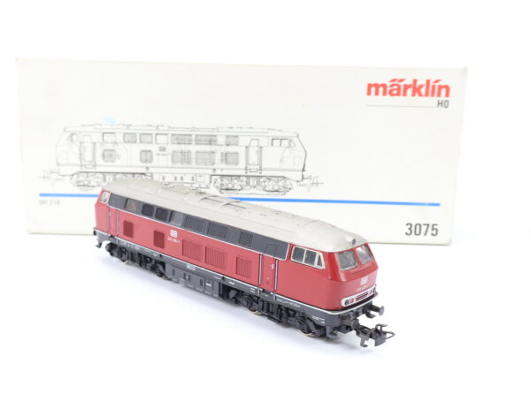 Märklin H0 3075 Diesellok rot-grau BR 216 025-7 DB / OVP