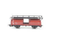 Märklin H0 4612 Güterwagen Autotransportwagen unbeladen 433 2 001-7 braun DB OVP