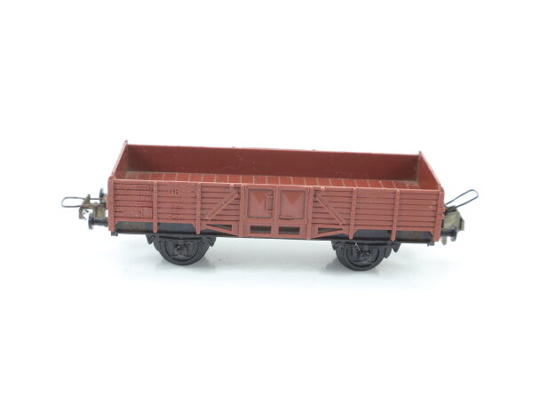 Trix Express H0 offner Güterwagen Niederbordwagen braun 6074 DB