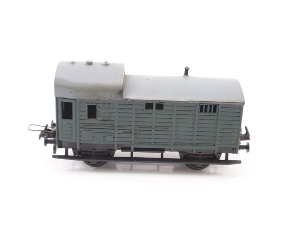 Minitrix H0 3454 Güterwagen Güterzugbegleitwagen Packwagen 120520 DB