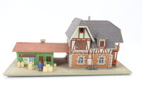 Faller H0 B-101 Gebäude Bausatz Bahnhof Burgdorf mit...