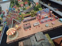 Faller H0 Diorama Kirmes Jahrmarkt mit Riesenrad,...