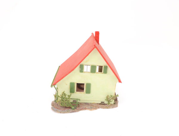 Faller H0 B-204 Gebäude Siedlungshaus 60-er Jahre mit Schleppdach gebaut