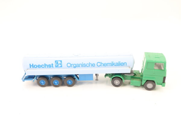 Wiking H0 785/1a Modellauto LKW MB Tanksattelzug Hoechst Oranische Chemikal 1:87