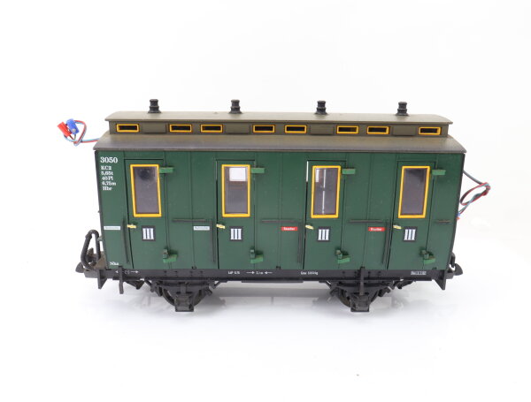 LGB Spur G 3050 Personenwagen Abteilwagen 3.Klasse 3050 KC2 grün / Licht