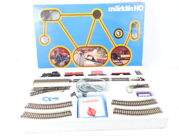 Märklin H0 2950 Startset 17-tlg. Personenzug mit Gleismaterial und Trafo / OVP