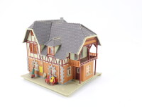 Faller H0 B-101 Gebäude Bausatz Bahnhof Burgdorf gebaut