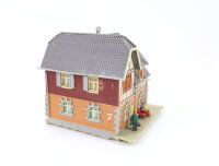 Faller H0 B-101 Gebäude Bausatz Bahnhof Burgdorf gebaut