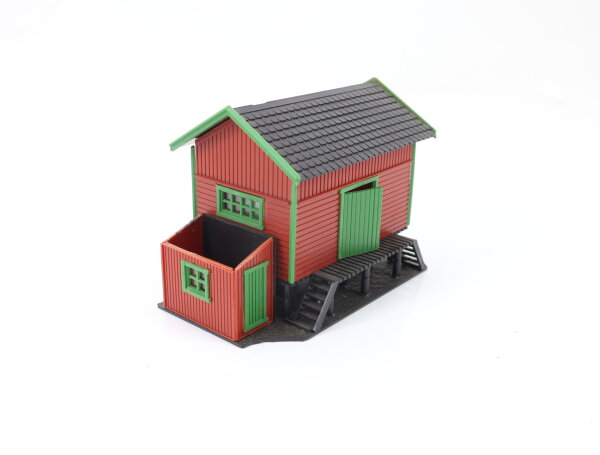 Heljan H0 1760 Gebäude Frachtschuppen Geräteschuppen mit Rampen