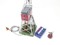 Märklin H0 7051 elektrischer Drehkran mit Hebemagnet und Stellpult