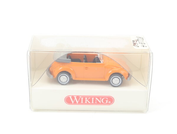 Wiking H0 802 02 14 Modellauto PKW VW Käfer Cabriolet orange 1:87