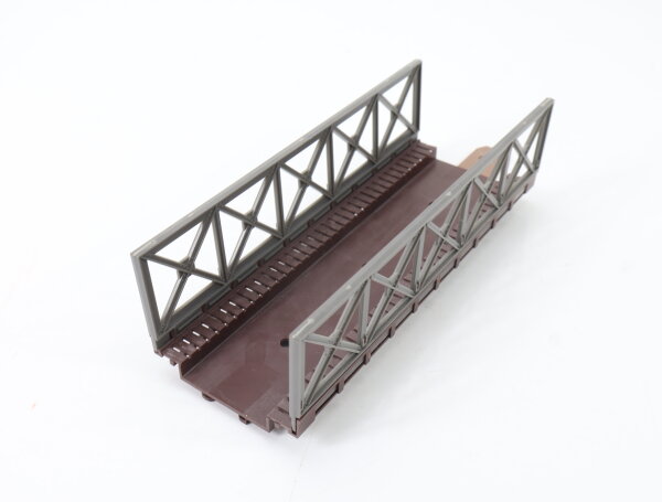 Faller H0 120534 Brücke Kastenbrücke gerade mit Verbindungslasche gebaut