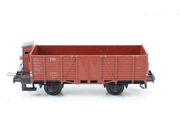 Trix Express H0 20/84 Güterwagen Hochbordwagen mit Brhs. 63 001 DB / Guss