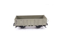 Trix Express H0 3414 offener Güterwagen Hochbordwagen 63 001 DB grau / Guss