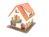 Faller H0 200 Gebäude Wohnhaus Einfamilienhaus gebaut