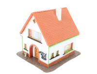 Faller H0 200 Gebäude Wohnhaus Einfamilienhaus gebaut