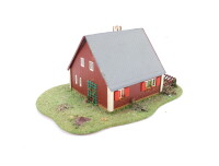OWO H0 TT Gebäude Diorama Einfamilienhaus mit Vorgarten