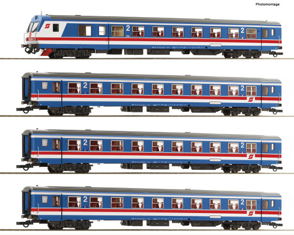 Roco H0 6200200 4er Set Wendezug ÖBB "Was wäre wenn..." DCC