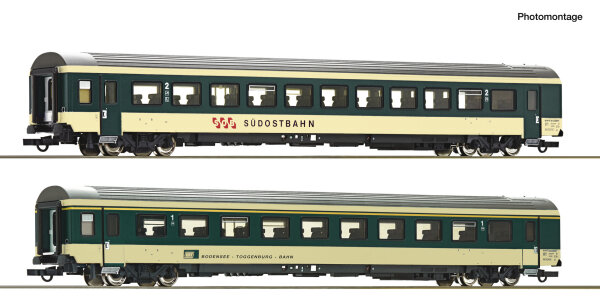 Roco H0 6200213 2er Set Personenwagen "Voralpen Express" SOB #2
