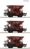 Roco H0 6600265 3er Set Talbot Schotterwagen DRG