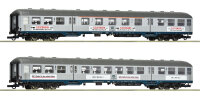 Roco H0 6200206 2er Set Silberling 2. Kl. DB + Werbung
