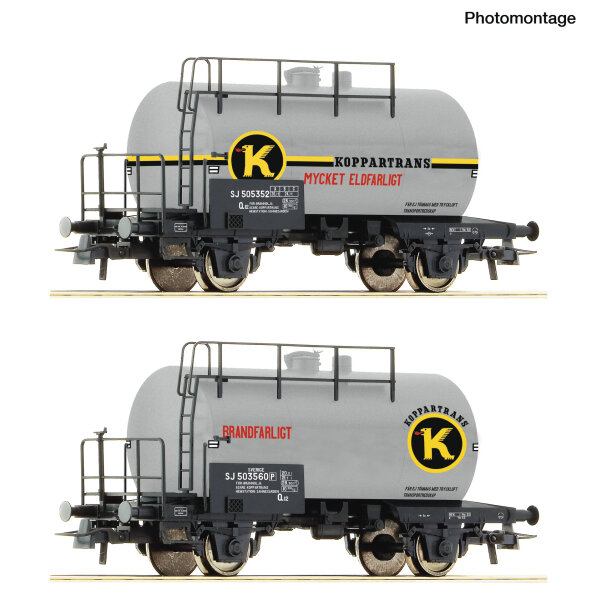 Roco H0 6600302 2er Set Kesselwagen Koppartrans