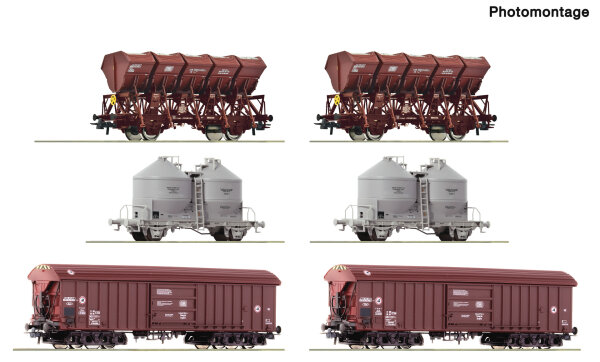 Roco H0 6600331 MuldenkipPersonenwagen Display 6600329/6600330 #1