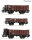 Roco H0 6600250 3er Set offene Güterwagen ÖBB