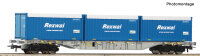 Roco H0 6600234 ContainertraGüterwagen Sgns +...