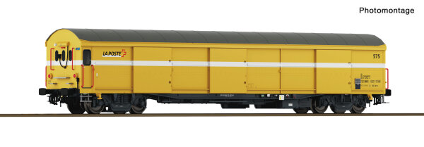 Roco H0 6620244 Postwagen Post gelb AC + Schlusslicht