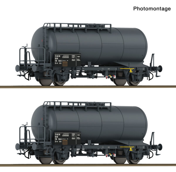 Roco H0 6600245 2er Set Kesselwagen Zs-w DR