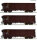 Roco H0 6600285 3er Set Rolldachwagen SNCF