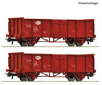 Roco H0 6600301 2er Set offene Güterwagen MAV