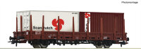 Roco H0 6600289 Rungenwagen Kbs NS + Container "Scan...