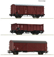 Roco H0 6600273 3er Set Güterwagen PKP