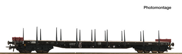 Roco H0 6600327 Rungenwagen Rs-x PKP +  PL Drehgestell