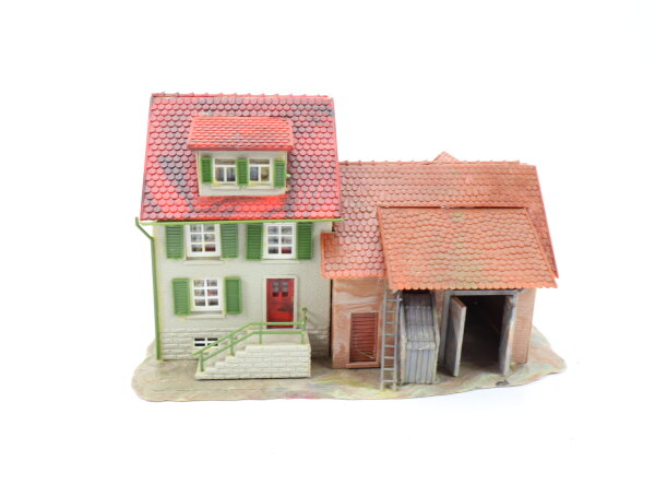Faller H0 B-276/a Gebäude Bauernhof mit Stallung  Schuppen/Scheune gebaut