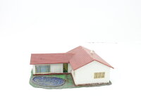 Spur H0 Gebäude Wohnhaus Bungalow mit Satteldach und...